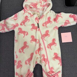 Baby Hatley Fleece Bunting Suit Size 9-12 Months